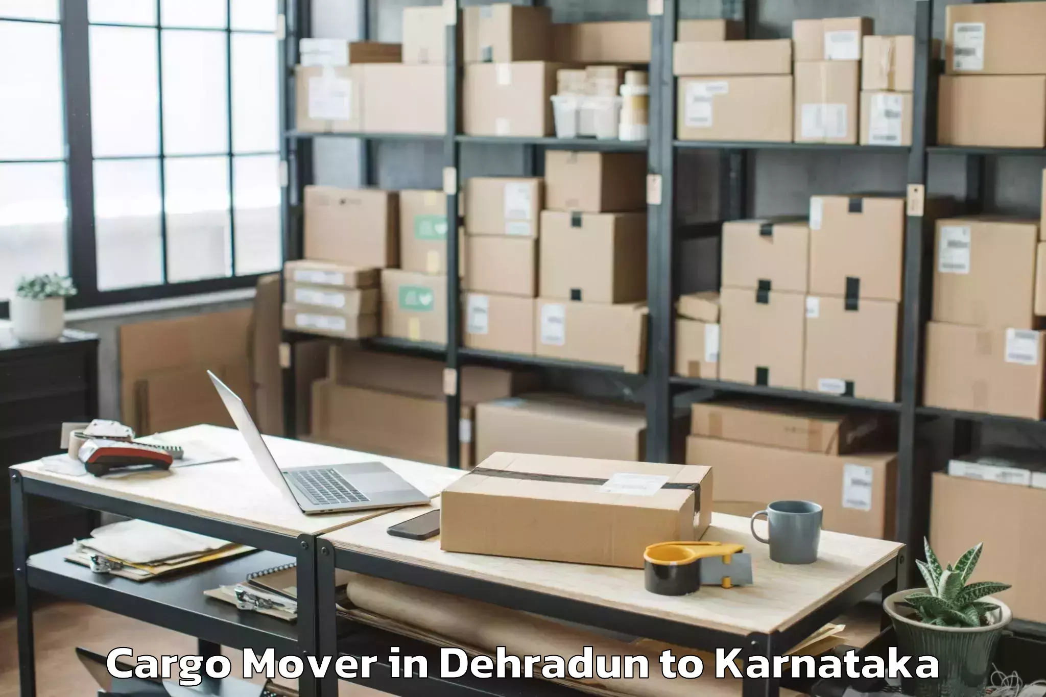 Trusted Dehradun to Guledagudda Cargo Mover